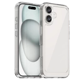 Korpusas outer Space Su Geliniu Rėmeliu, Skirtas iphone 16 Plus - Skaidrus