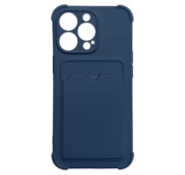 Kortelės šarvų Dėklas Iphone 13 Mini Kortelių Piniginės Silikono šarvų Dėklas Air Bag Tamsiai Mėlyna Kortelės šarvų Dėklas Iphone 13 Mini Kortelių Piniginės Silikono šarvų Dėklas Air Bag Tamsiai Mėlyna