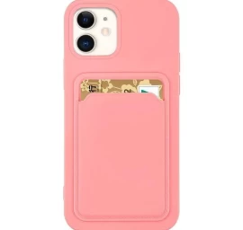 Kortelių Dėklas Silikoninė Piniginė Su Kišenėle Dokumentams, Skirta Samsung Galaxy A73 Rožinės Spalvos Kortelių Dėklas Silikoninė Piniginė Su Kišenėle Dokumentams, Skirta Samsung Galaxy A73 Rožinės Spalvos