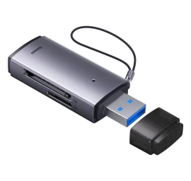 Kortelių Skaitytuvo Adapteris Sd/tf Usb Lite Serijos Pilkas