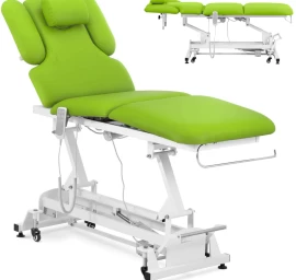 Kosmetinis Masažo Stalas Elektrinis 3 Varikliai 250 Kg Nantes - šviesiai žalias