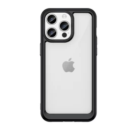 Kosminis Dėklas Iphone 15 Pro Max Black/black