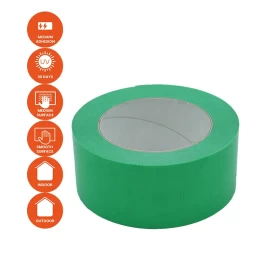 KRASO Green PE-Duct Premium UV30 medžiaginė lipni juosta - UV30, atspari vandeniui - 50 mm - 33 m