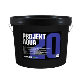 KRASO PROJEKT 20 AQUA dažai drėgnoms patalpoms - Pusiau matinis - 0.9 L - A
