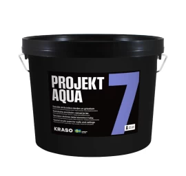 KRASO PROJEKT 7 AQUA dažai drėgnoms patalpoms - Matas - C - 0.9 L