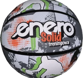 Krepšinio Kamuolys Enero Solid R.7 Grey-white