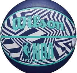 Krepšinio Kamuolys Wilson Nba Drv Plus Dazzle Camo Bskt Indigo R.6