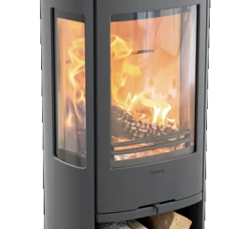 Krosnelė CONTURA C856:3 Style, pilka, su muilo akmens apdaila (998453,203150)