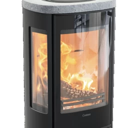 Krosnelė Contura C856GW:3 STYLE, juoda, montuojama ant sienos (998855, 203150)