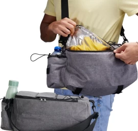 Kuprinė Dviratininko Krepšys 4in1 Pilka Xqmax