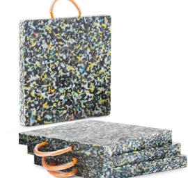 Kvadratinis Stabilizavimo Padas Krano Kojoms 40 X 40 Cm Iki 12000 Kg 4 Vnt. Rinkinys