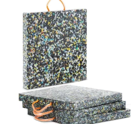 Kvadratinis Stabilizavimo Padas Krano Kojoms 50 X 50 Cm Iki 18000 Kg 4 Vnt. Rinkinys