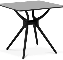 Kvadratinis Stalas Namų Biurui Universalus Ne Daugiau Kaip 150 Kg 80x80 Cm Black