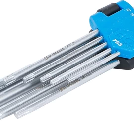 L tipo raktų rinkinys | labai ilgi | T-Star (Torx) T10 - T50 | 9 vnt. (793)