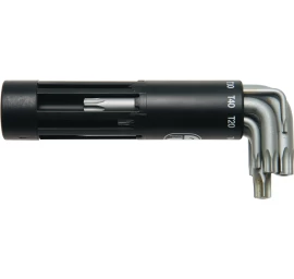 L tipo raktų rinkinys | T-Star su skylutėm (Torx) T10 - T50 | 8 vnt. (804)