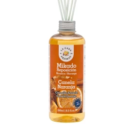 La Casa De Los Aromas Mikado Refill Orange And Cinnamon Fragrance Oil, 250 Ml.