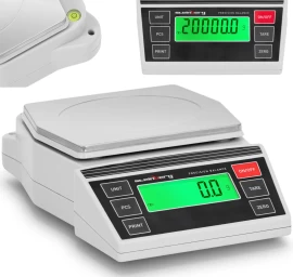 Laboratorinės Tiksliosios Juvelyrinės Lcd Svarstyklės 2-20000g / 0,1g