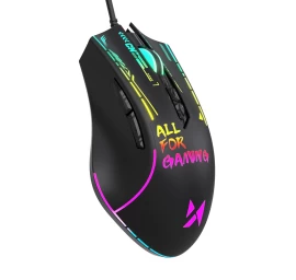 Laidinė žaidimų Pelė, Optinė, Apšviesta, 7 Mygtukai, 7200 Dpi, Rgb, Juoda