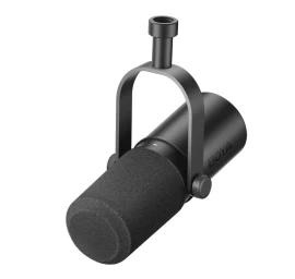 Laidinis Studijinis Mikrofonas Podcastams Su Usb Ir Xlr Jungtimis – Juodas