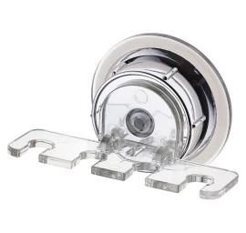 Laikiklis dantų šepetėliams RIDDER Ela 80 x 55 x 48 mm, priklijuojamas, plastikinis, 12102200