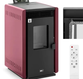 Laisvai Pastatoma Granulinė Viryklė Su Nuotolinio Valdymo Pulteliu 50-150 M3 6000 W