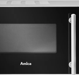 Laisvai Pastatoma Mikrobangų Krosnelė Amica Amgf20m1gs (700 W / 20 L / Juodai Sidabrinė)