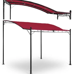 Laisvai Pastatoma Pavėsinė 2,6 X 3 X 2,5 M Raudona