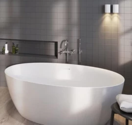 Laisvai pastatoma vonia Riho Beta 170x82 cm su sifonu