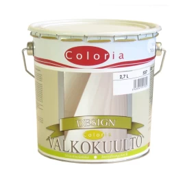Lakas VALKOKUULTO Coloria Design, 2,7l balta sp.