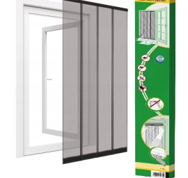 Lamelinis Tinklelis Nuo Uodų 100x220 Poliesteris + Lipni Juostelė