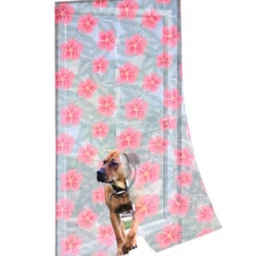Lamelinis Tinklelis Nuo Uodų 100x220cm Su Magnetiniu Užsegimu Gėlės