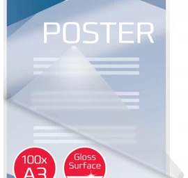 Laminavimo vokeliai GBC A3, 125 mikronai, skaidrūs (100 vnt.)