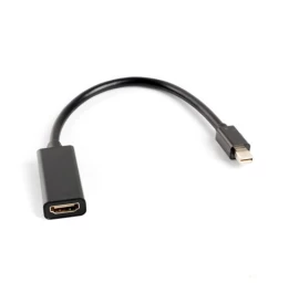 Lanberg AD-0005-BK video cable adapter 0.2 m Mini DisplayPort HDMI 1.3b Black