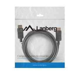 Lanberg CA-DPDP-10CC-0030-BK DisplayPort cable 3 m Black