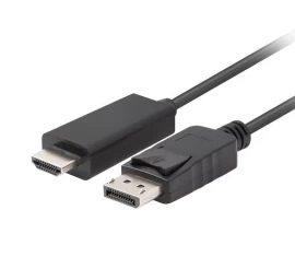 Lanberg CA-DPHD-11CC-0018-BK cable gender changer DisplayPort HDMI Black