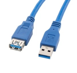 Lanberg CA-US3E-10CC-0018-B USB cable 1.8 m USB 3.0 USB A blue