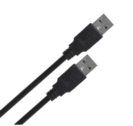 Lanberg CA-USBA-20CU-0010-BK USB cable 1m 2.0 USB A Black