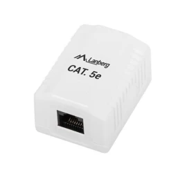 Lanberg OU5-0001-W outlet box RJ-45 White