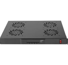 lanberg Ventiliatorių Skydelis Lcd 1u Su Termostatu 19&amp;#039;&amp;#039; 4 Ventiliatoriams 230v