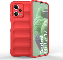 Lankstus Dėklas xiaomi Redmi Note 12 5g / poco X5 5g Magic Shield Case Raudonos Spalvos