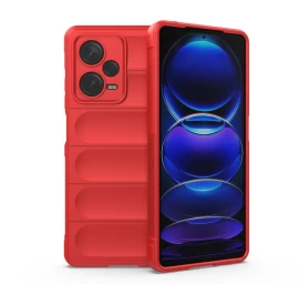 Lankstus Dėklas Xiaomi Redmi Note 12 Pro+ Magic Shield Case Red
