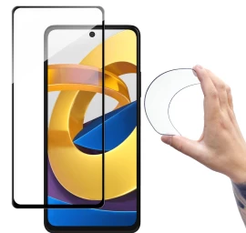 Lankstus Grūdintas Stiklas Su Rėmeliu, Skirtas xiaomi Redmi Note 11t 5g / redmi Note 11s 5g / poco M4 Pro 5g