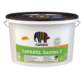 Lateksiniai vidaus dažai CAPAROL New Samtex 3 B1, 10l balta sp.