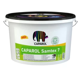 Lateksiniai vidaus dažai CAPAROL New Samtex 7 B3, 1,175l bespalviai
