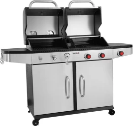 Lauko kepsninė / grilis | 2 viename | anglis / dujos | Nerūdijantis plienas | 8.2 kW (YG-20030)