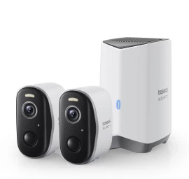 Lauko Stebėjimo Rinkinys 2 Kameros 2k 16 Gb Wifi - Baltos Spalvos