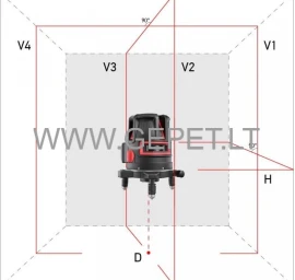 LAZERINIS NIVELYRAS ADA PROLINER 4V А00474 А00476