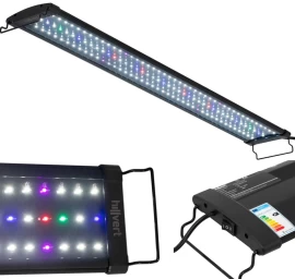 Led Akvariumo Augalų Auginimo šviesos Pilno Spektro 129 Diodų 87 Cm 25 W