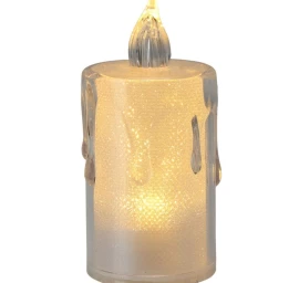 Led Dekoratyvinė žvakė 3,5x8cm Dekoruota