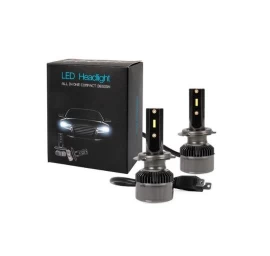 LED pagrindinės šviesos H7, 6500K, 6400lm, 2vn
